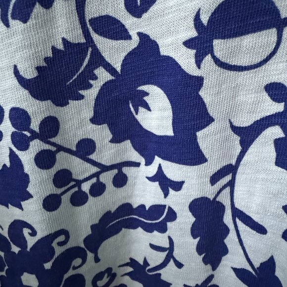 NWT Boden Blue and White Floral Cotton Sleeveless Dress with Pockets  Women's 14 - Picture 10 of 12